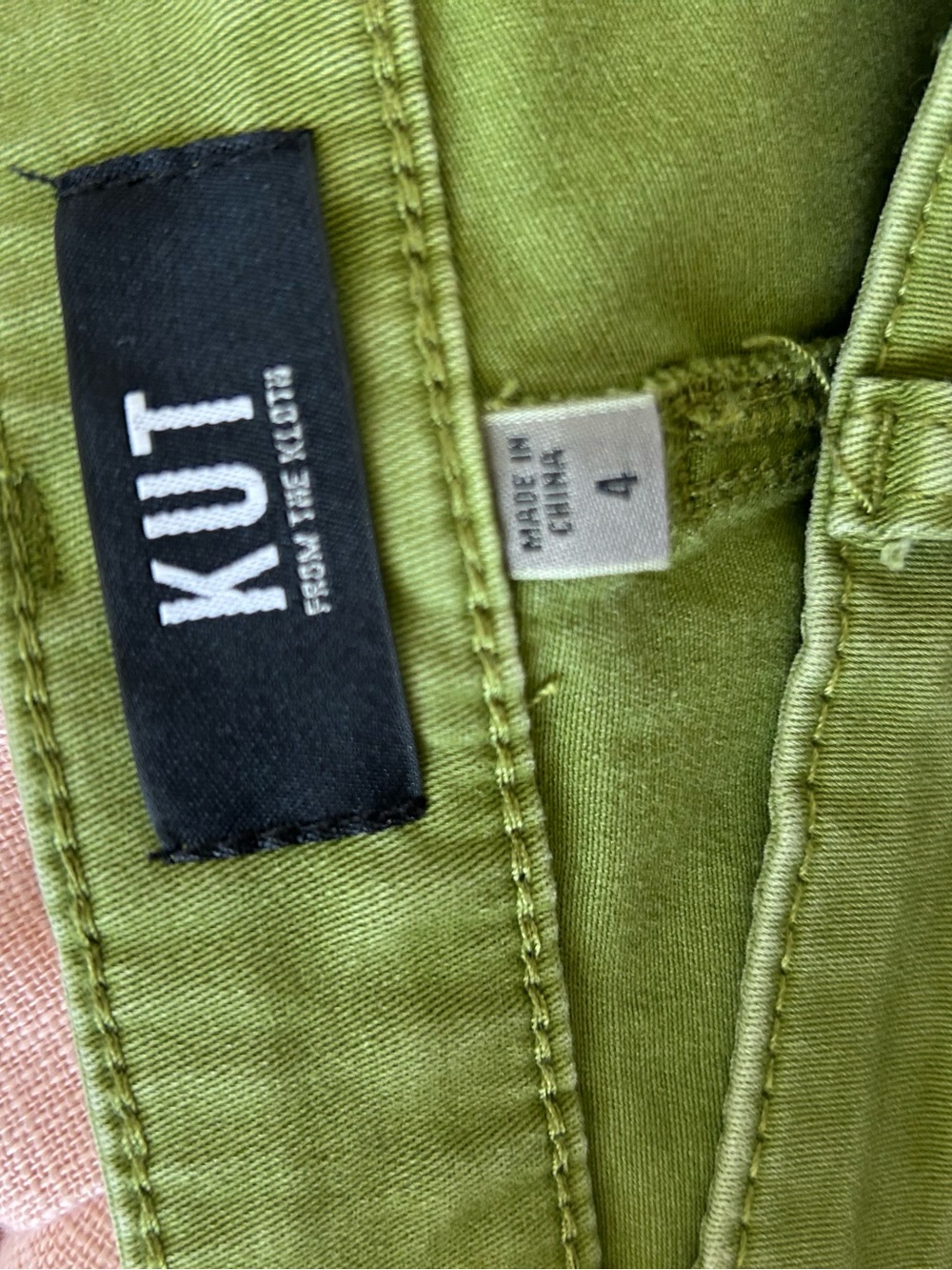 Kut from the Kloth High Rise Barrel Pant size 4 GUC - Picture 7 of 7